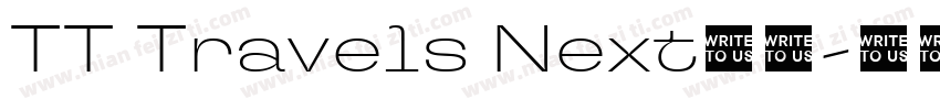 TT Travels Next字体字体转换